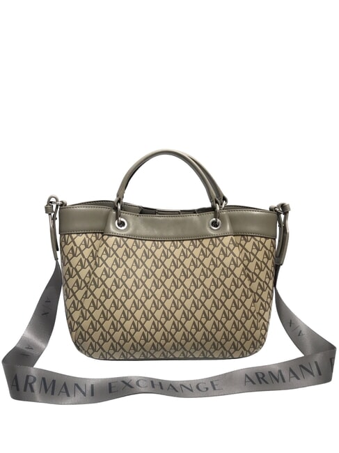 A|X Sac &agrave; main avec bandouli&egrave;re sable sonore / basse brune - Sacs pour Femme