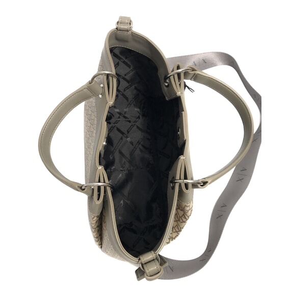 A|X Sac &agrave; main avec bandouli&egrave;re sable sonore / basse brune - Sacs pour Femme