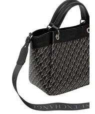 ARMANI EXCHANGE A|X Sac &agrave; main avec bandouli&egrave;re bar brun / noir - Sacs pour Femme - 2