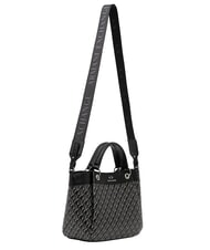 ARMANI EXCHANGE A|X Sac &agrave; main avec bandouli&egrave;re bar brun / noir - Sacs pour Femme - 3