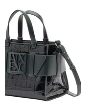 ARMANI EXCHANGE A|X Sac &agrave; main avec bandouli&egrave;re battre le vert - Sacs pour Femme - 3