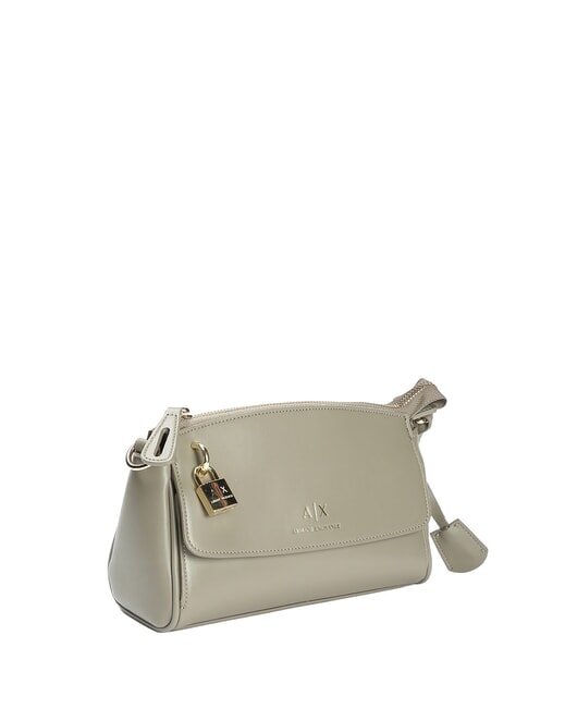 JANE Sac bandouli&egrave;re avec cadenas bar brun - Sacs pour Femme