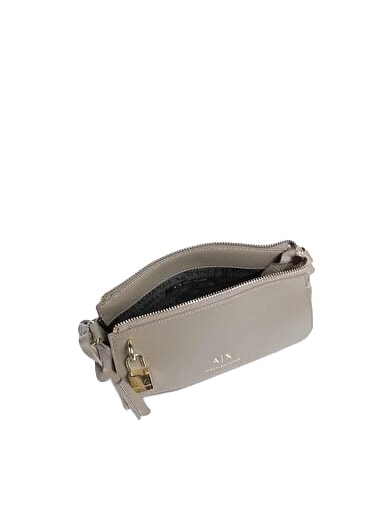 JANE Sac bandouli&egrave;re avec cadenas bar brun - Sacs pour Femme