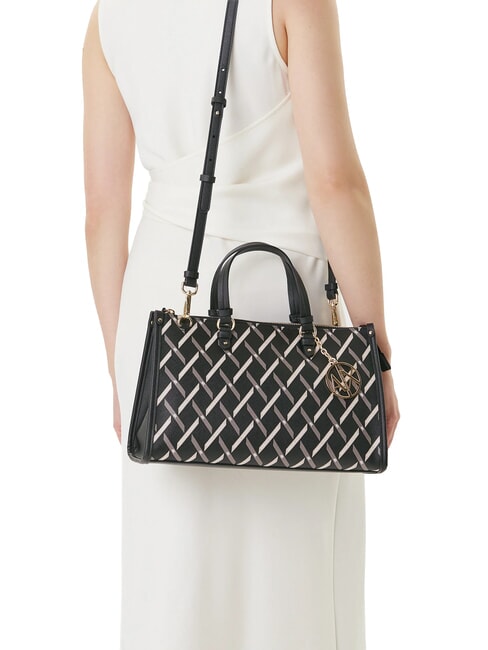 A|X Sac &agrave; main avec bandouli&egrave;re noir / noir - Sacs pour Femme