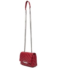 ARMANI EXCHANGE A|X MATELASSE Mini sac &agrave; bandouli&egrave;re dahlia rouge - Sacs pour Femme - 3