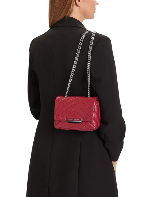 A|X MATELASSE Mini sac &agrave; bandouli&egrave;re dahlia rouge - Sacs pour Femme