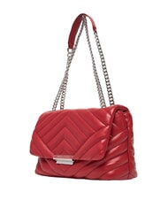 ARMANI EXCHANGE QUILTED Sac port&eacute; &eacute;paule/&agrave; bandouli&egrave;re dahlia rouge - Sacs pour Femme - 2