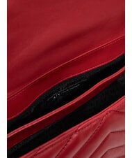 ARMANI EXCHANGE QUILTED Sac port&eacute; &eacute;paule/&agrave; bandouli&egrave;re dahlia rouge - Sacs pour Femme - 4