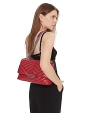 ARMANI EXCHANGE QUILTED Sac port&eacute; &eacute;paule/&agrave; bandouli&egrave;re dahlia rouge - Sacs pour Femme - 5