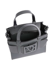 ARMANI EXCHANGE SUSIE Cabas pour sac &agrave; main, avec bandouli&egrave;re acier froid - Sacs pour Femme - 3