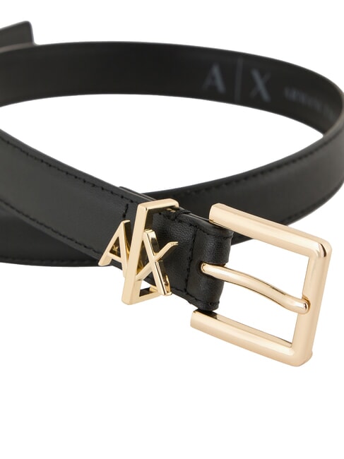 TONGUE Ceinture en cuir Noir - Ceintures