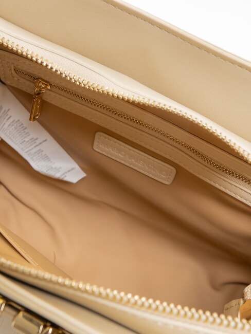 CORA Sac &agrave; main avec bandouli&egrave;re &eacute;cru - Sacs pour Femme