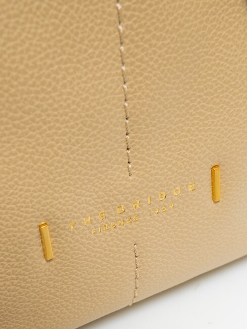 LETIZIA sac seau en cuir beurre ab. or - Sacs pour Femme