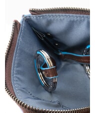 PIQUADRO BLUE SQUARE &Eacute;tui &agrave; cl&eacute;s en cuir ACAJOU - Porte-cl&eacute;s - 3