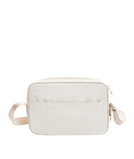BORBONESE CAMERA CASE MEDIA ECO LINE Sac &agrave; bandouli&egrave;re coton blanc - Sacs pour Femme - 4