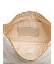 BORBONESE HOBO LUNA MINI ECO LINE Sac d'&eacute;paule coton blanc - Sacs pour Femme - 4