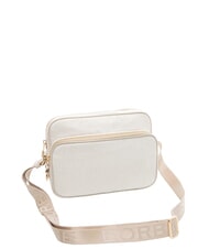 BORBONESE CAMERA CASE SMALL ECO LINE  Sac d'&eacute;paule coton blanc - Sacs pour Femme - 2
