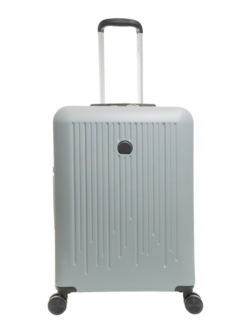 CHRISTINE EU Ensemble cabine + trolley moyen + grand ARGENT - Ensemble Valises