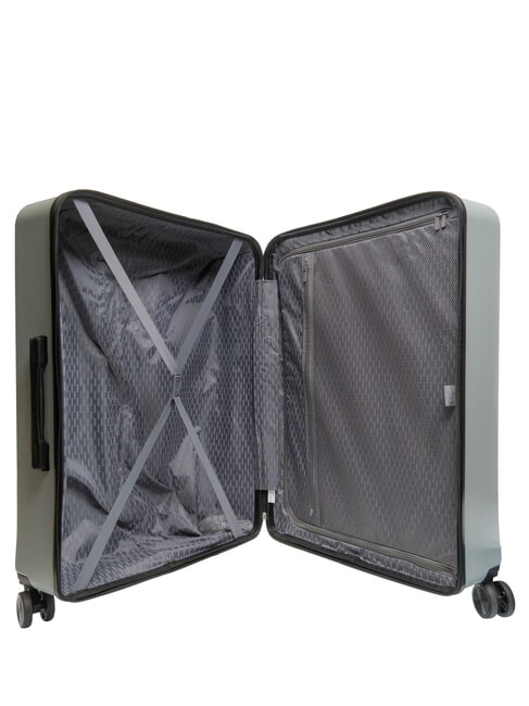 CHRISTINE EU Ensemble cabine + trolley moyen + grand ARGENT - Ensemble Valises