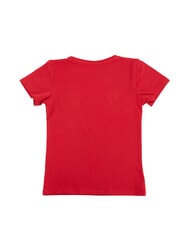 GUESS KIDS T-shirt en coton imprim&eacute; et orn&eacute; de strass - Tee-shirt enfant