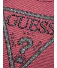 GUESS VIVIANA d&eacute;bardeur rouge noir - T-shirt - 3