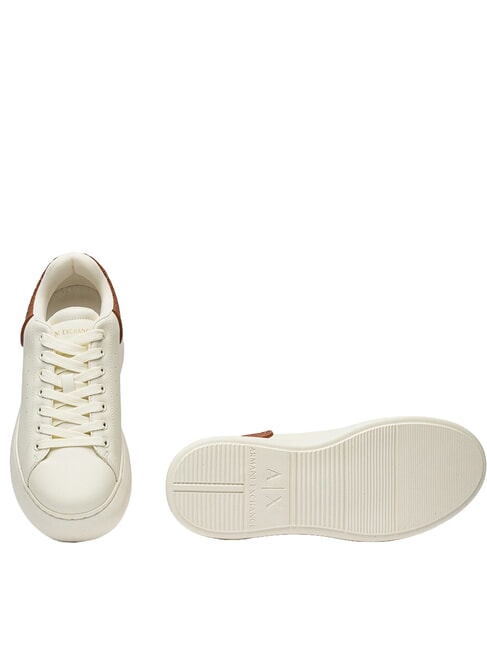 SUPER MINI-TUMBLED Baskets blanc cass&eacute; + coquille de noix de coco - Chaussures Femme
