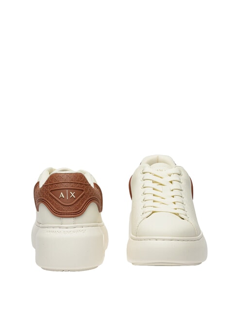 SUPER MINI-TUMBLED Baskets blanc cass&eacute; + coquille de noix de coco - Chaussures Femme