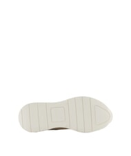 ARMANI EXCHANGE A|X Chain  Baskets en cuir blanc cass&eacute; + blanc cass&eacute; - Chaussures Femme - 5