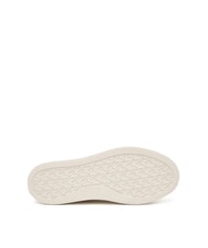 ARMANI EXCHANGE KURT MINI-TUMBLED  baskets compens&eacute;es de 5 cm blanc cass&eacute; - Chaussures Femme - 5