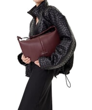 ARMANI EXCHANGE LIZ PEBBLE Grand sac &agrave; bandouli&egrave;re hobo rainure - Sacs pour Femme - 6