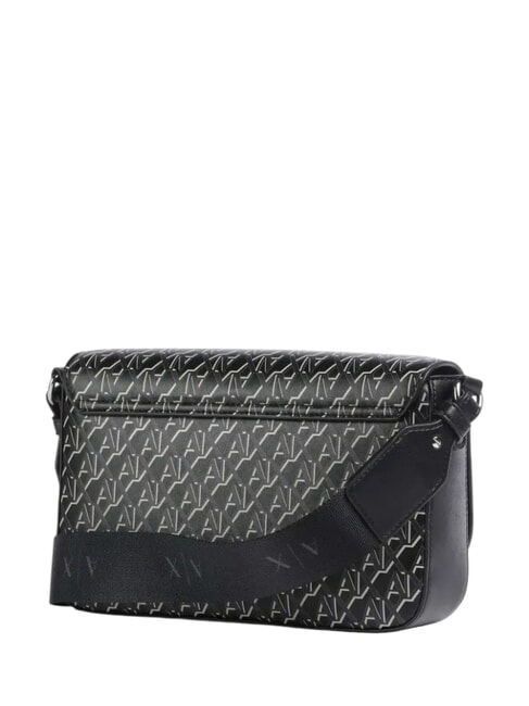 WAVE MONOGRAM sac bandouli&egrave;re noir / noir - Sacs pour Femme