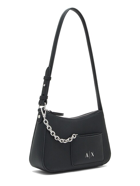 A|X Chain  Petit sac bandouli&egrave;re noir - Sacs pour Femme