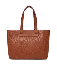 ARMANI EXCHANGE A|X ALL OVER sac &agrave; bandouli&egrave;re coquille de noix de coco - Sacs pour Femme - 3