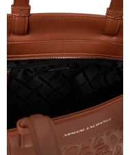 ARMANI EXCHANGE A|X ALL OVER sac &agrave; bandouli&egrave;re coquille de noix de coco - Sacs pour Femme - 4