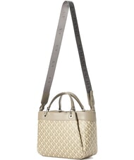 ARMANI EXCHANGE A|X BICOLOR Sac &agrave; main avec bandouli&egrave;re sable sonore / basse brune - Sacs pour Femme - 2