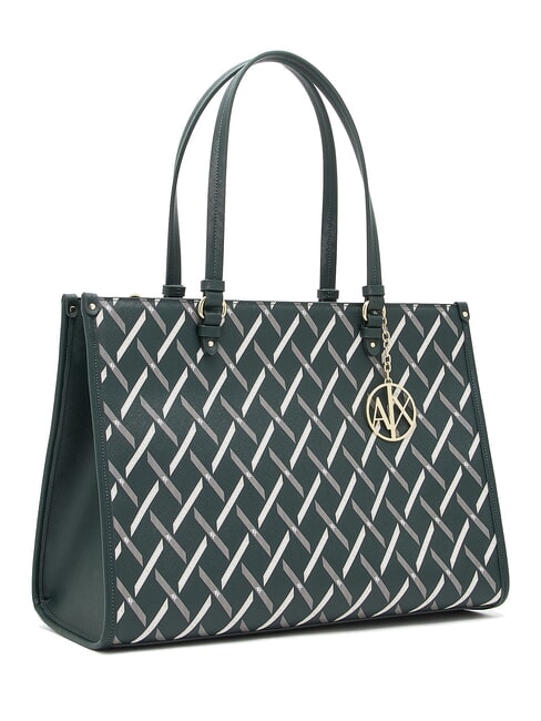 A|X LOGO ALL OVER Sac bandouli&egrave;re, avec bandouli&egrave;re battre vert / battre vert - Sacs pour Femme