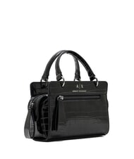 ARMANI EXCHANGE A|X CROCO Micro sac &agrave; main, avec bandouli&egrave;re - Sacs pour Femme