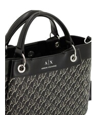 ARMANI EXCHANGE A|X Sac &agrave; main avec bandouli&egrave;re noir / noir - Sacs pour Femme - 4