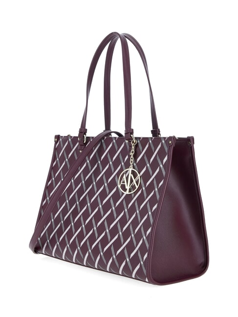 A|X LOGO ALL OVER Sac bandouli&egrave;re, avec bandouli&egrave;re rainure / rainure - Sacs pour Femme