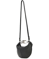 ARMANI EXCHANGE A|X SAFFIANO Mini sac bandouli&egrave;re noir - Sacs pour Femme - 3