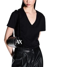 ARMANI EXCHANGE A|X PAINT Mini sac bandouli&egrave;re noir - Sacs pour Femme - 6