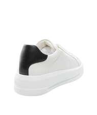 LOVE MOSCHINO ECLIPSE 50 Baskets en cuir blanc noir - Chaussures Femme - 3
