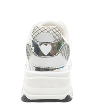 LOVE MOSCHINO STARDUST 60 Baskets pour femmes argent/blanc/argent - Chaussures Femme - 3