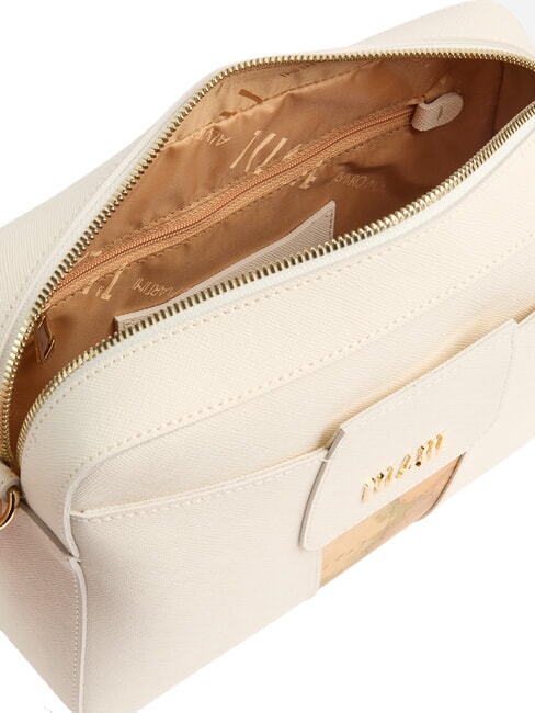 BLOO CITY Sac bandouli&egrave;re de reporter Ivoire - Sacs pour Femme