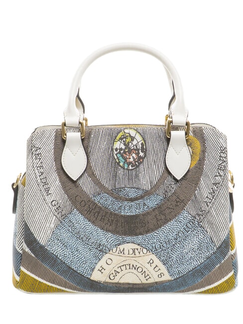 PLANETARIUM Sac &agrave; main moyen avec bandouli&egrave;re lune/blanc - Sacs pour Femme