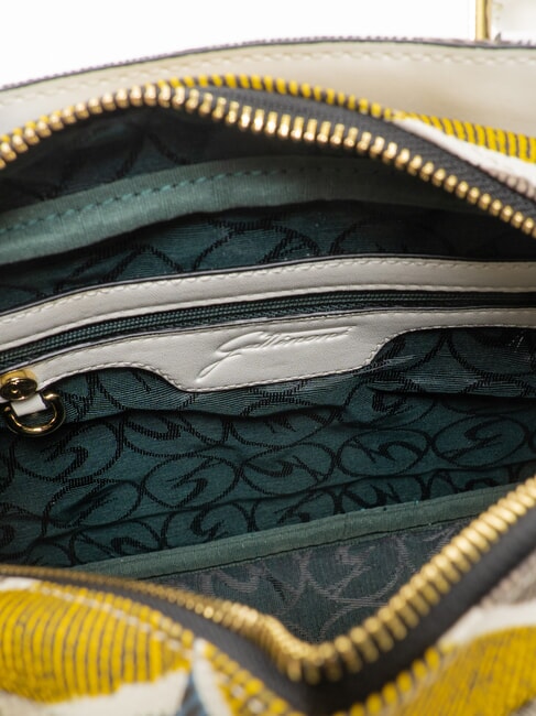 PLANETARIUM Sac &agrave; main moyen avec bandouli&egrave;re lune/blanc - Sacs pour Femme