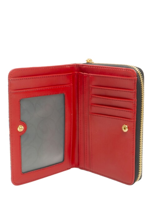 PLANETARIUM Portefeuille porte-monnaie de taille moyenne classique/corail - Portefeuilles Femme