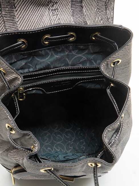 PLANETARIUM Sac &agrave; dos monochrome gris clair/noir - Sacs pour Femme