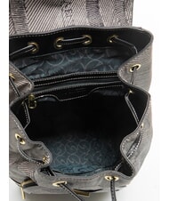 GATTINONI PLANETARIUM Sac &agrave; dos monochrome gris clair/noir - Sacs pour Femme - 4