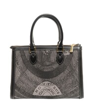 GATTINONI PLANETARIUM Grand sac &agrave; main monochrome gris clair/noir - Sacs pour Femme - 4